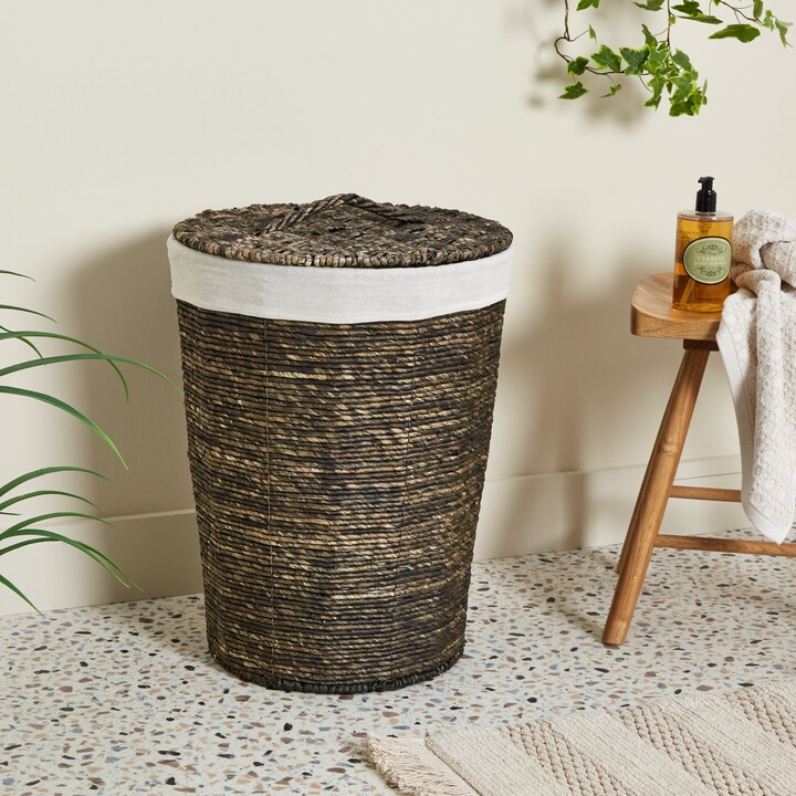Dunelm Voyager Brown Laundry Basket Brown ShopStyle