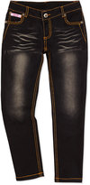 Thumbnail for your product : Lipstik Faded Straight-Leg Jeans, Black, 7-14