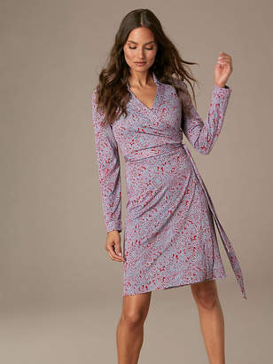 Diane von Furstenberg The New Jeanne Silk Jersey Wrap Dress