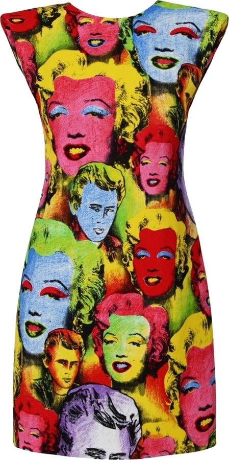 Versace Pop Art Mini Dress 2018 Tribute To Spring / Summer 1991 New With Tags
