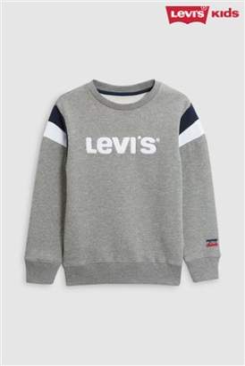 Next Boys Levi's Kids Grey Flocked Sweater