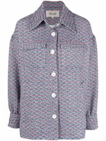 Thumbnail for your product : Diane von Furstenberg Tweed Shirt Jacket