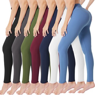 VALANDY High Waisted Leggings for Women Buttery Soft Stretchy Tummy Control  Workout Yoga Running Pants One&Plus Size - ShopStyle