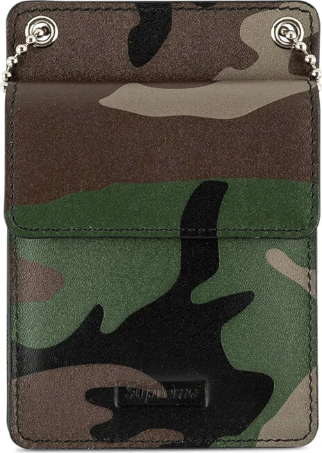 supreme leather id holder