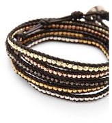Thumbnail for your product : Chan Luu Mixed Nugget Wrap Bracelet