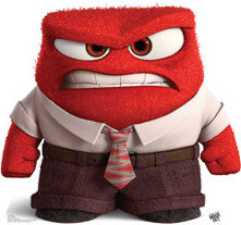 Advanced Graphics Disney Pixar Inside Out Anger Life Size Cardboard Cutout