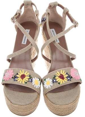Tabitha Simmons Jenny Meadow Espadrille Wedges w/ Tags