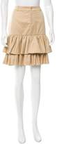 Thumbnail for your product : Ralph Lauren Collection Tiered Pleated Skirt