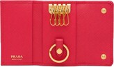 Thumbnail for your product : Prada Saffiano leather keychain