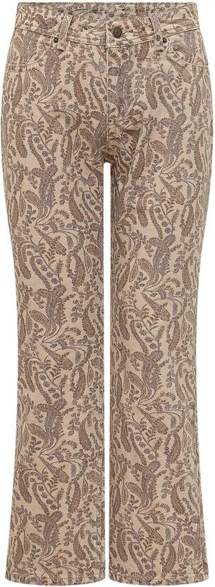 BA&SH Tore Paisley Straight-Leg Jeans
