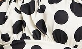 Thumbnail for your product : ASOS DESIGN Curve Polka Dot Ruched Off the Shoulder Dress