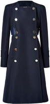 Thumbnail for your product : Paco Rabanne Wool Blend Coat in Marine