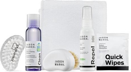 Jason Markk Shoe Care Starter Box with Deep Cleaning Solution and Brush Set