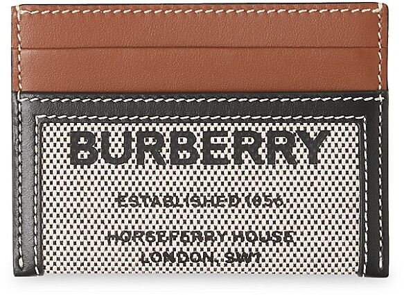 burberry leather card case