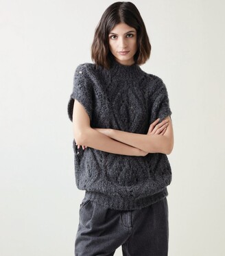 Brunello Cucinelli Short-Sleeved Sweater