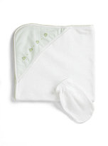 Thumbnail for your product : Kissy Kissy Infant's Hooded Towel with Green Frogs