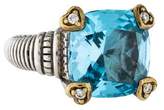 Thumbnail for your product : Judith Ripka Topaz & Diamond Fontaine Cocktail Ring
