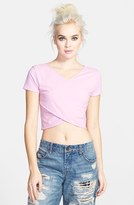 Thumbnail for your product : Leith Crisscross Crop Top