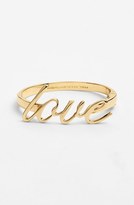 Thumbnail for your product : Kate Spade 'say Yes - Love' Hinge Bangle