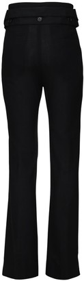 Ann Demeulemeester Cool Wool Pants W/ Front Buttons
