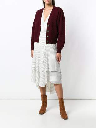 See by Chloe textured chunky-knit cardigan