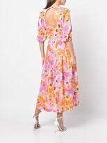 Thumbnail for your product : Nicholas Celie abstract-print long dress