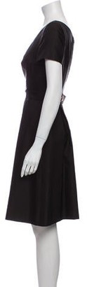 Prada Wool Knee-Length Dress Wool
