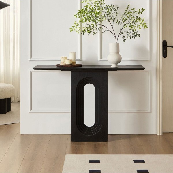 Console Tables Half Moon Table Target Threshold Designed W/Studio - Main Image