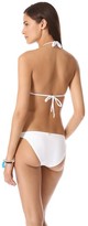 Thumbnail for your product : Vix Swimwear 2217 Vix Swimwear Solid White Triangle Bikini Top