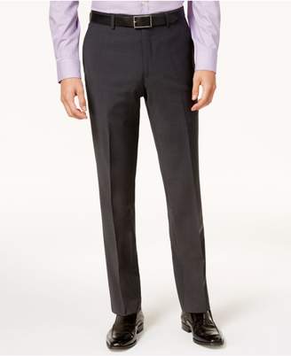 Bar III Men's Slim-Fit Active Stretch Solid Dark Gray Suit Pants, Created for Macy's