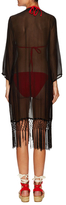 Thumbnail for your product : Ella Moss Fez Fringed Open Tunic