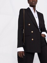 Thumbnail for your product : Saint Laurent Double-Breasted Wool Blazer