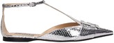 Thumbnail for your product : Sergio Rossi Ballet Flats In Silver Leather