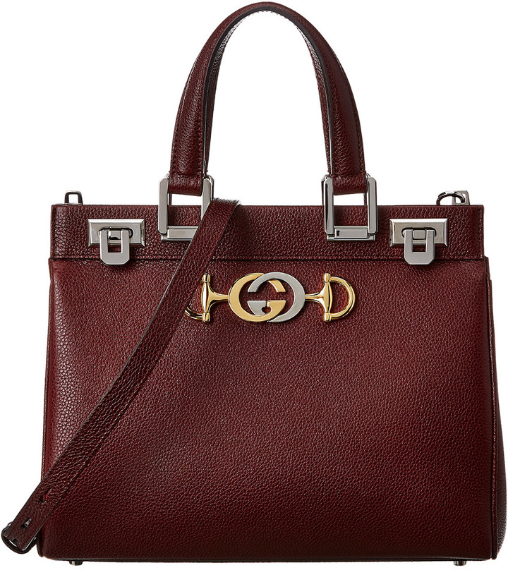 Gucci Zumi Small Leather Top Handle Shoulder Bag ShopStyle