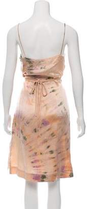 Raquel Allegra Silk Tie-Dye Dress