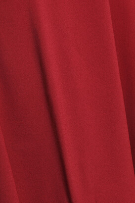 Roberto Cavalli Ruffle-trimmed Crepe Dress