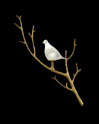 John-Richard Collection Solid Brass Wallchiere