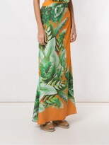 Thumbnail for your product : AMIR SLAMA Printed Wrap Maxi Skirt