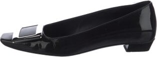 Roger Vivier Patent Leather Flats