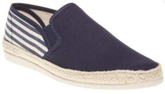 New Mens SOLE Blue Multi Buckly Textile Shoes Espadrilles Slip On