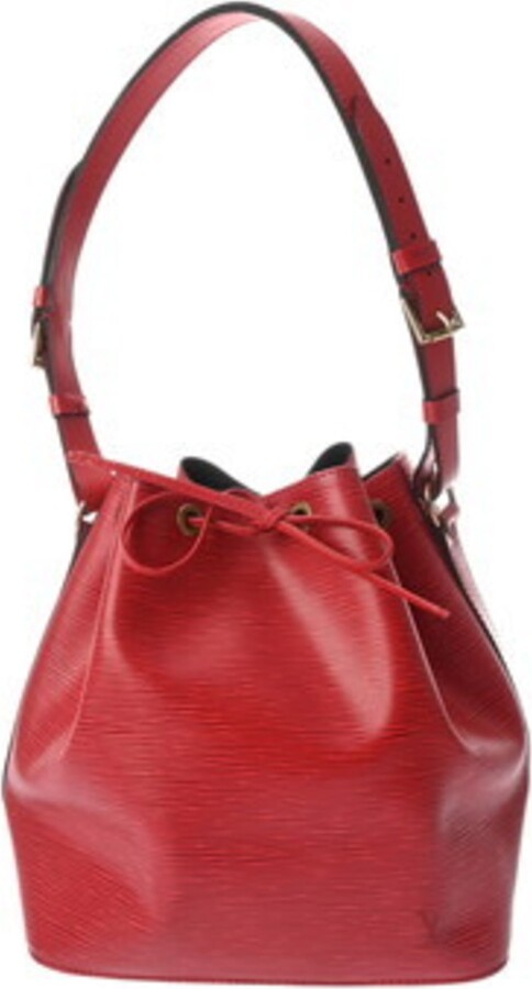 Louis Vuitton Red Color Epi Leather Shoulder Bag (Pre-Owned)