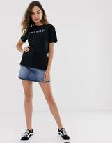 Thumbnail for your product : ASOS DESIGN t-shirt with no way motif