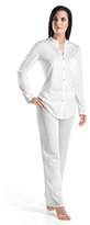 Thumbnail for your product : Hanro Women's Cotton Deluxe Long Sleeve Button Front Pajama