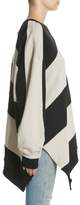 Thumbnail for your product : Marques Almeida Asymmetrical Stripe Sweatshirt