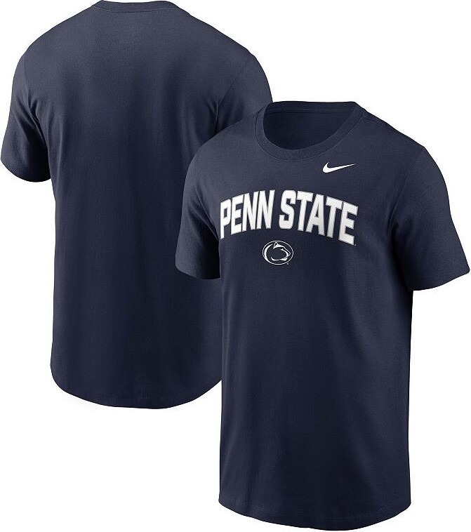 Men's Nike Navy Penn State Nittany Lions Primetime Arch Stack T-Shirt