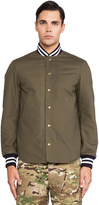 Thumbnail for your product : Mark McNairy New Amsterdam Shirt Tail Varsity Jacket
