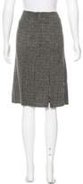 Thumbnail for your product : David Meister Tweed Slit Skirt
