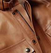 Thumbnail for your product : Ralph Lauren Purple Label Thornhill Burnished-Leather Field Jacket