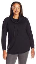 Thumbnail for your product : Just My Size Womens Essentials French Terry Cowl Neck Tunic