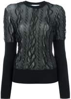 Thumbnail for your product : Christian Dior Pre Owned lace overlay jumper